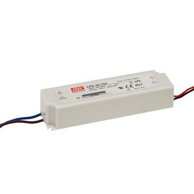 MEAN WELL LPC-35-700 LED-driver Constante stroomsterkte 33.6 W 0.7 A 9 - 48 V/DC Niet dimbaar, Overbelastingsbescherming 1 stuk(s)