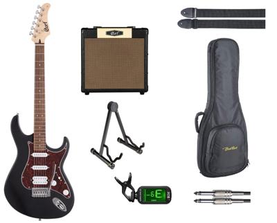Cort Startersset Elektrische Gitaar (Black) ALL-ROUND
