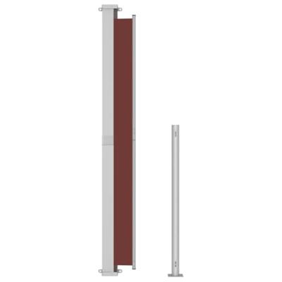 VidaXL Tuinscherm uittrekbaar 200x500 cm bruin