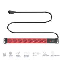 ACT PD3155 Stekkerdoos 9-voudig - thumbnail