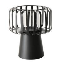 Boltze Home windlicht zwart 18x18x21cm - thumbnail
