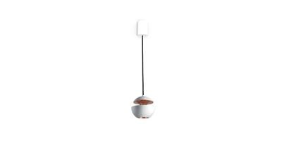 DCW Editions Here Comes the Sun Mini Hanglamp - Wit - Koper