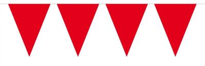 Rode Mini Vlaggenlijn - 3 meter