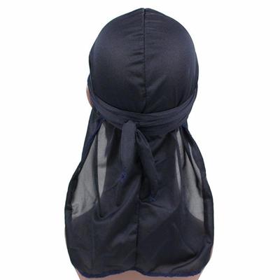 Mannelijke straat basketbal hoofddoek hip hop elastische lange staart hoed (marineblauw) Mannelijke straat basketbal hoofddoek hip hop elastische lange staart hoed (marineblauw)