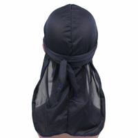 Mannelijke straat basketbal hoofddoek hip hop elastische lange staart hoed (marineblauw) - thumbnail