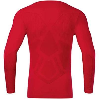 JAKO 6456 Longsleeve Comfort Gerecycled - Sportrood - 3XS