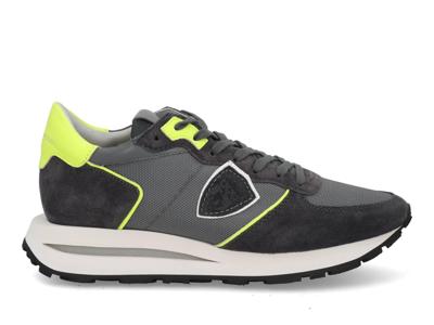 Philippe Model Tropez Haute low gris jaune Grijs maat 45 Philippe Model Tropez Haute low gris jaune Grijs maat 45