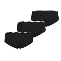 Puma Hipster Dames Zwart 3-Pack-L - thumbnail
