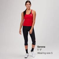 Castelli Promessa Jaquard Bavette SL top rood dames L - thumbnail