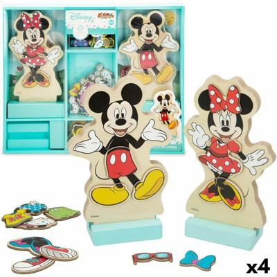 Figuren Disney 54 Onderdelen 4 Stuks 11,5 x 17,5 x 1,2 cm