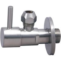 Xellanz Minimal Hoekstopkraan - 1/2x3/8 - of Knel - 10mm - Geborsteld Staal PVD - thumbnail