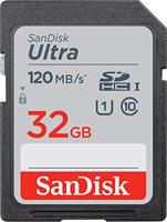 SanDisk Ultra SDHC UHS-I-kaart 32 GB geheugenkaart - thumbnail