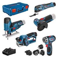 Bosch Professional Accu Combiset 5-delig 12V 2x 2.0Ah 1x 3.0Ah in XL-Boxx - 0615A0017D - thumbnail