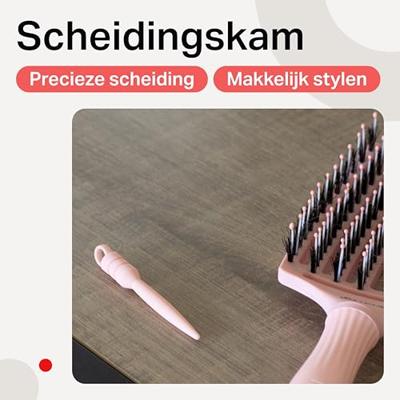 Olivia Garden Fingerbrush Pastel Pink Combo Large Olivia Garden Fingerbrush Pastel Pink Combo Large