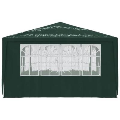Partytent met zijwanden professioneel 90 g/m 4x4 m groen - thumbnail