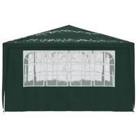 Partytent met zijwanden professioneel 90 g/m² 4x4 m groen - thumbnail