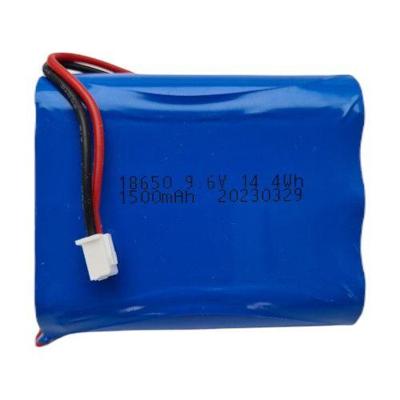 Losse accu voor noodverlichting - LiFeP04 Lithium - 9,6V - 1500mAh - 14.4Wh - 70x55x20mm