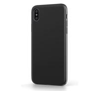 BeHello iPhone Xs Max Liquid Silicone Case zwart - thumbnail