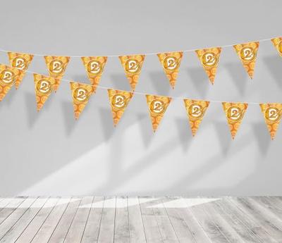 Vlaggenlijn 12,5 Jaar Getrouwd Brons (10m) - thumbnail