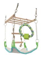 TRIXIE HANGBRUG MET HANGMAT 17X15X22 CM 3 ST - thumbnail
