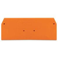 WAGO 281-326 Afsluit- en scheidingsplaat Oranje 100 stuk(s) - thumbnail