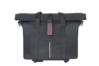 Basil Fietshandtas city mik 8 - 11 liter 19 x 30 x 26 cm - zwart