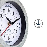 NeXtime NE-4321WI Tide Getijdenklok 22 cm Wit/Metaal - thumbnail