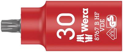 Wera 8767 B VDE HF TORX® Zyklop Bitdop, geïsoleerd, met 3/8"-aandrijving, met vasthoudfunctie, TX 30 x 55 mm - 05004923001 Wera 8767 B VDE HF TORX® Zyklop Bitdop, geïsoleerd, met 3/8"-aandrijving, met vasthoudfunctie, TX 30 x 55 mm - 05004923001