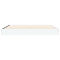 Bedframe zonder matras 160x200 cm spaanplaat wit - thumbnail