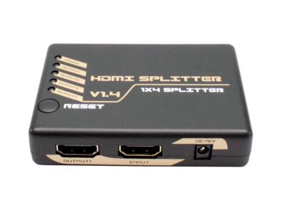 Splitter DCU 1x4 HDMI Zwart