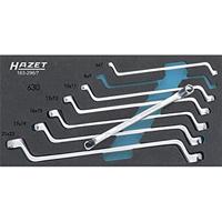 HAZET Dubbele ringsleutelset 163-296/7 - Buitentwaalfkant tractieprofiel - 7-delig - 6 x 7 - 8 x 9 - 10 x 11 - 12 x 13 - 14 x 15 - 17 x 19 - 21 x 22 - thumbnail