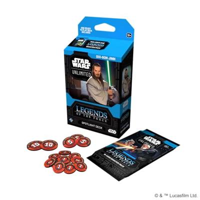 Star Wars: Unlimited TCG Legends of the Force Qui-Gon Jinn Spotlight Deck Star Wars: Unlimited TCG Legends of the Force Qui-Gon Jinn Spotlight Deck