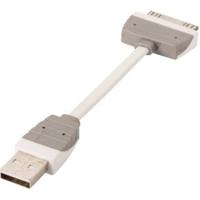 Bandridge Data en Oplaadkabel Apple Dock 30-Pins naar USB A Male 0.10 m Wit | 1 stuks - BBM39100W01 BBM39100W01 - thumbnail