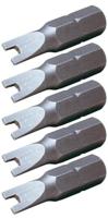 KS Tools 911.2914 Spanner-bit 6 mm Speciaal staal C 6.3 5 stuk(s) - thumbnail
