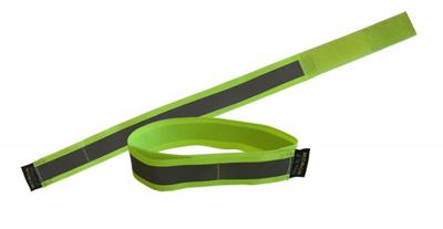 Wowow reflectie band been/arm 3m fluo