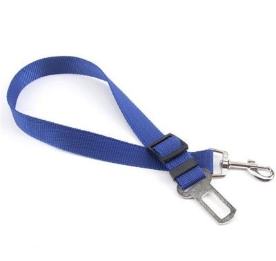 2 PC'S nylon harnas leiband clip huisdier hond auto veiligheidsgordel veiligheid gordel (blauw)