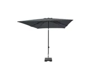 Madison Parasol Moraira Push-up Vierkant 230x230cm Grijs - thumbnail