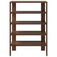 VidaXL Schoenenrek 61x32x87,5 cm bewerkt hout bruin eikenkleurig - thumbnail