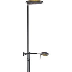 Steinhauer - Turound - vloerlamp 2L knik - zwart Steinhauer - Turound - vloerlamp 2L knik - zwart
