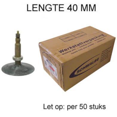 Schwalbe binnenband sv19 27-29 inch 40/62-584/635 fv 40mm wp (50)