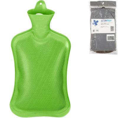 Relaxdays warmwater kruik groen 2 l | 6 stuks