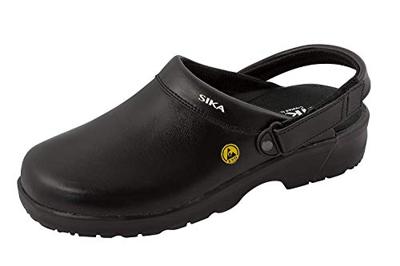 SIKA Fusion Clog ESD m. hielriempje OB SRC - 19467 Zwart | Zwart | Maat 48 - 5703617108347
