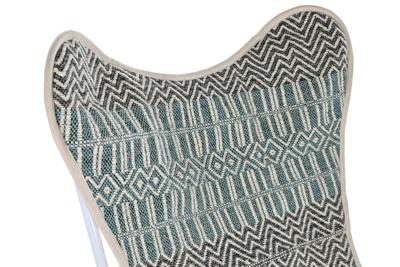 Tuinstoel DKD Home Decor Blauw Wit Groen Ijzer 74 x 65 x 90 cm Tuinstoel DKD Home Decor Blauw Wit Groen Ijzer 74 x 65 x 90 cm