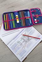 Eberhard Faber EF-577471 Etui Gevuld 31 Delig, 2 Laags Vlinders - thumbnail