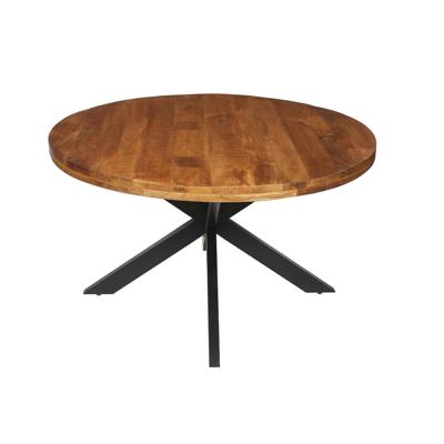 Eetkamertafel Hendrik 130cm rond Mangolia