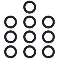 10 STKS terug camera lens cover voor Google pixel 3 XL - thumbnail