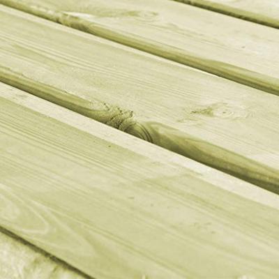 Tuinbank 140 cm geïmpregneerd grenenhout