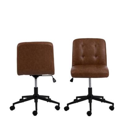 Bendt Bureaustoel 'Lennix' PU, kleur Donkerbruin Bendt Bureaustoel 'Lennix' PU, kleur Donkerbruin