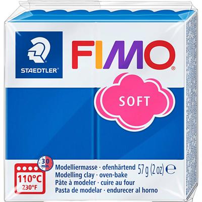 Boetseerklei Fimo soft 57 gram pacificblauw