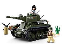 Sluban WWII - Russian light Tank (M38-B0686) - thumbnail